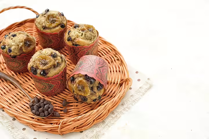 Choco chip vegan muffins for kids Choco chip vegan muffins for kids