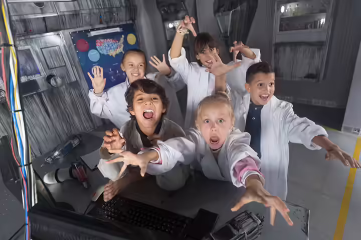 Escape room themed kids birthday party ideas