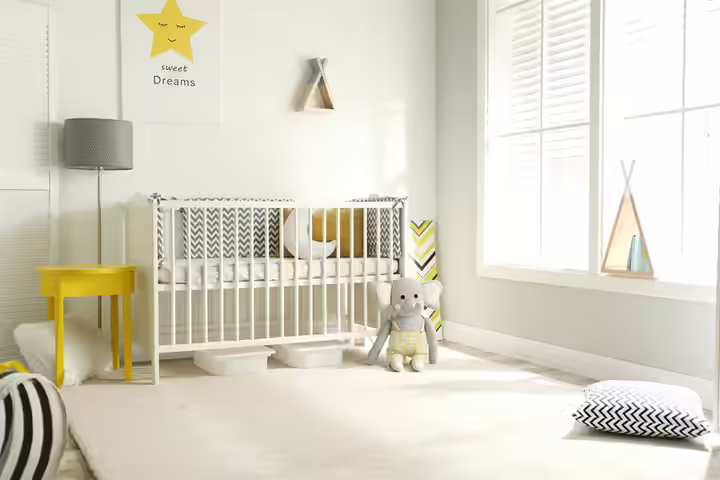 Geometry and shapes, toddler room idea for boys and girls Geometry and shapes, toddler room idea for boys and girls