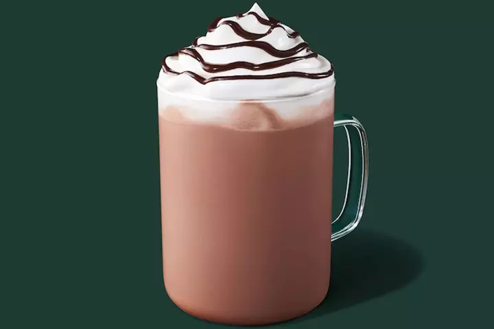 Hot chocolate Starbucks drink for kids