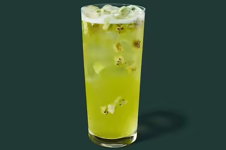 Kiwi Starfruit Starbucks Refreshers Starbucks drink for kids