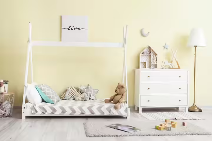 Legless bed toddler bedroom ideas
