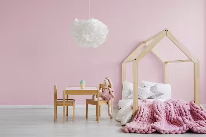 Paper lanterns toddler bedroom ideas