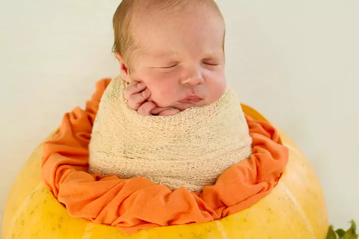 All wrapped in a blanket baby in a pumpkin pictures