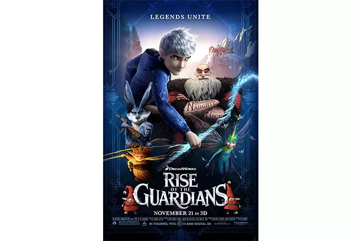 Rise of the Guardians, easter movie for kids