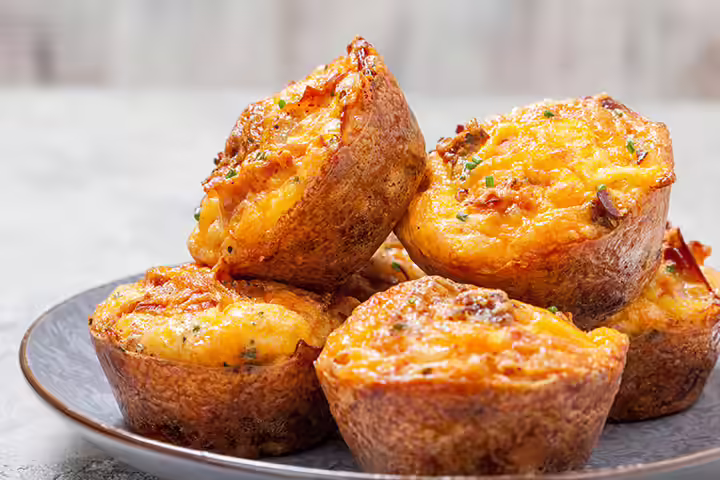 Sausage, cheese, and oat muffins for kids Sausage, cheese, and oat muffins for kids