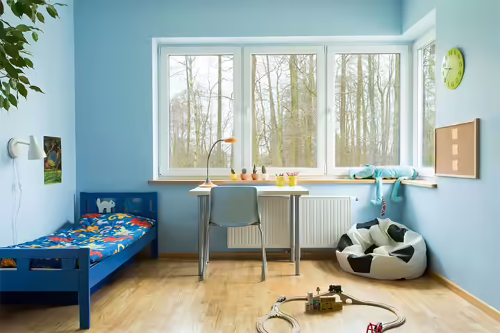 Sports-inspired, toddler room idea for boys and girls Sports-inspired, toddler room idea for boys and girls