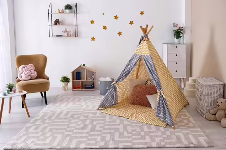 Tent for imaginative play, Playroom ideas for toddlers Tent for imaginative play, Playroom ideas for toddlers