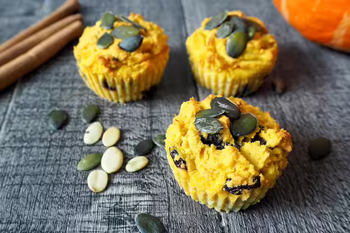 Vegan pumpkin muffins for kids Vegan pumpkin muffins for kids