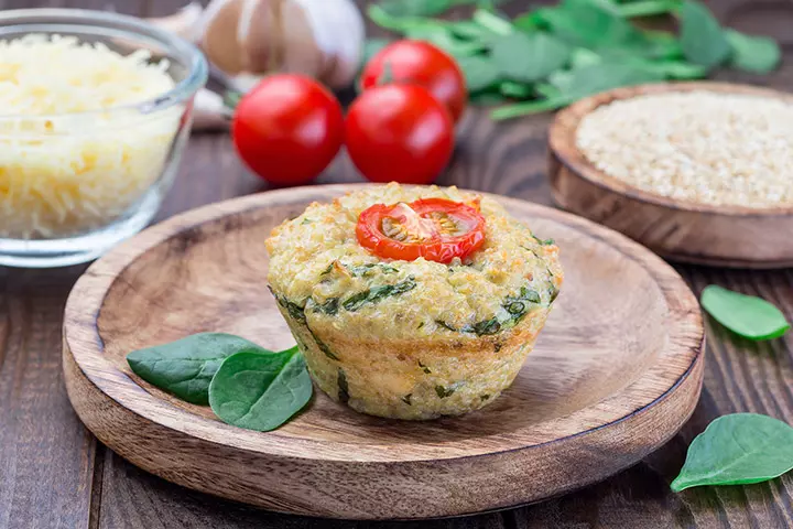 Vegan veggie quinoa muffins for kids