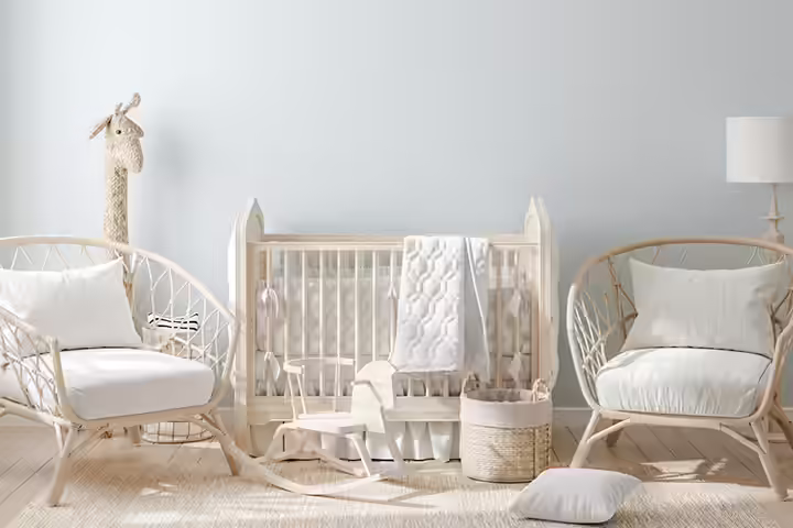 White and bright, toddler room idea for boys and girls White and bright, toddler room idea for boys and girls