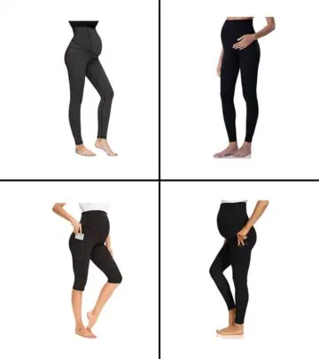 Up your style quotient and comfort during pregnancy by adorning these workout leggings.