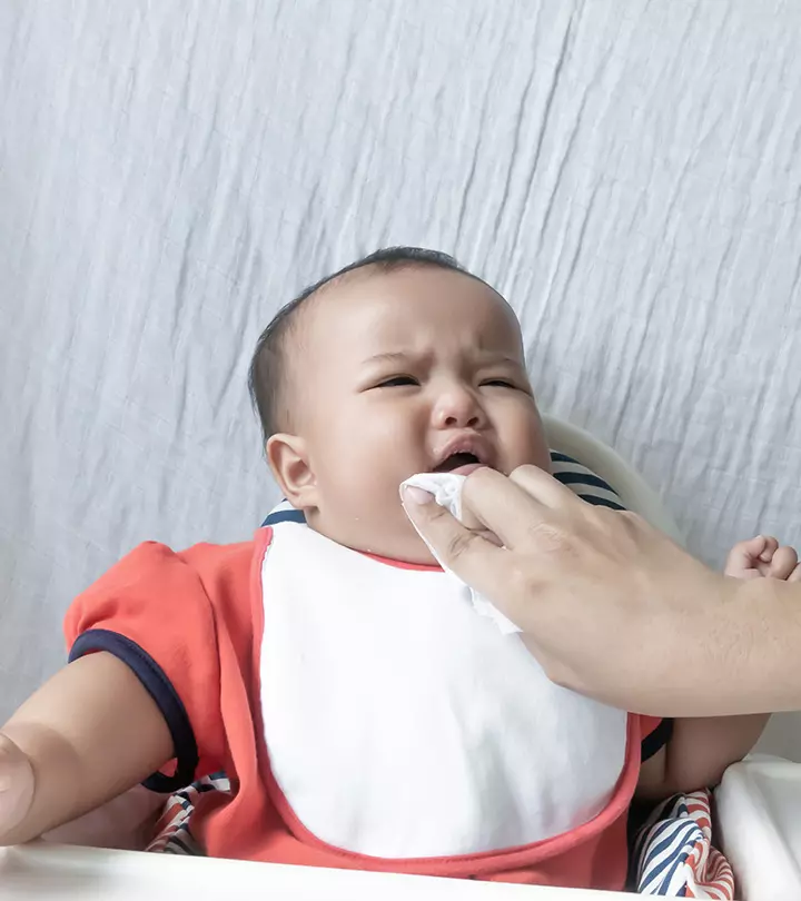 Force feeding baby