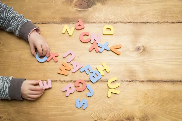 Hunting for the alphabets, outdoor activities for babies