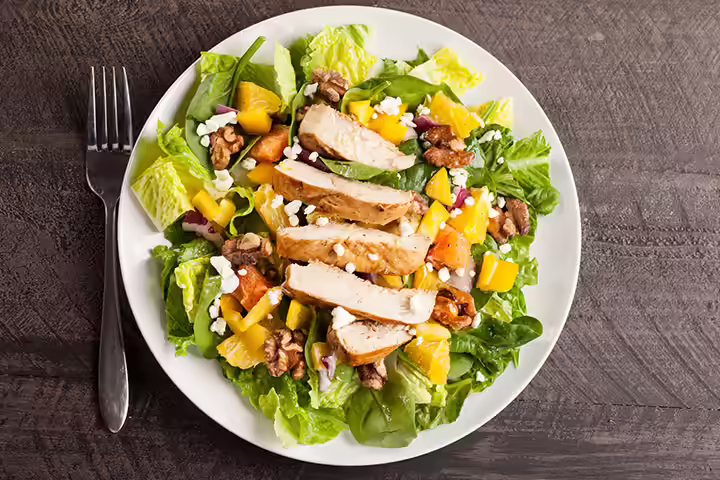 Orange Walnut Chicken Salad