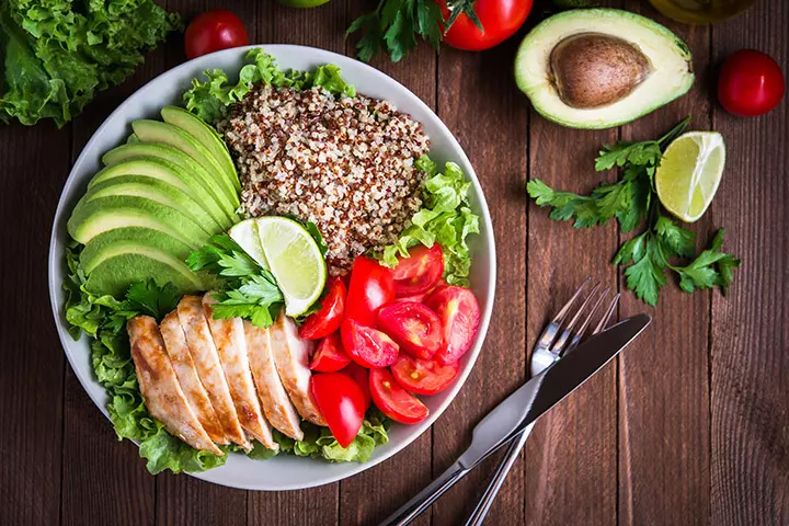 Quinoa Chicken Avocado Salad