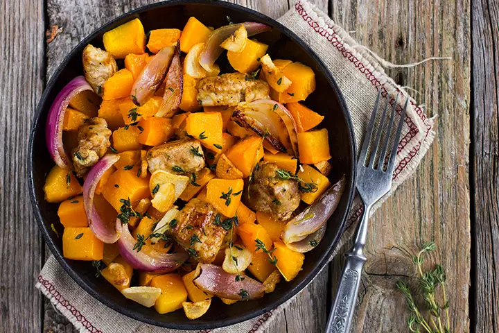 Roasted Butternut Squash With Cider Vinaigrette