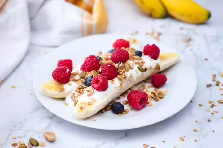 Banana split healthy snacks for kids Banana split healthy snacks for kids