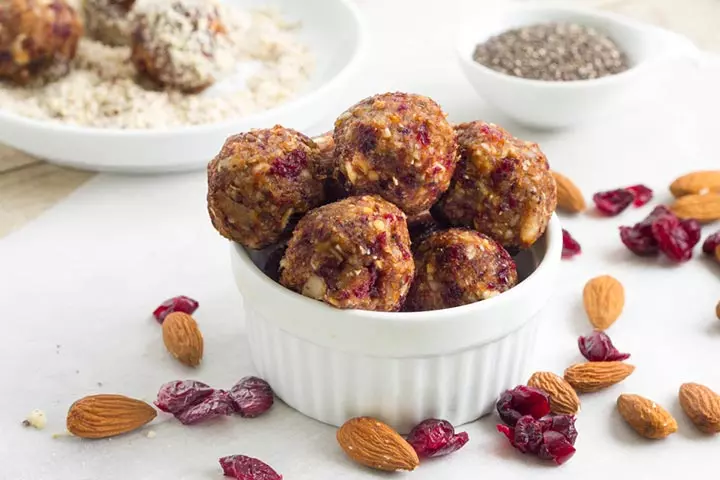 Dry fruit energy bites healthy snacks for kids