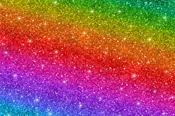 Glitter rainbow activity for preschoolers