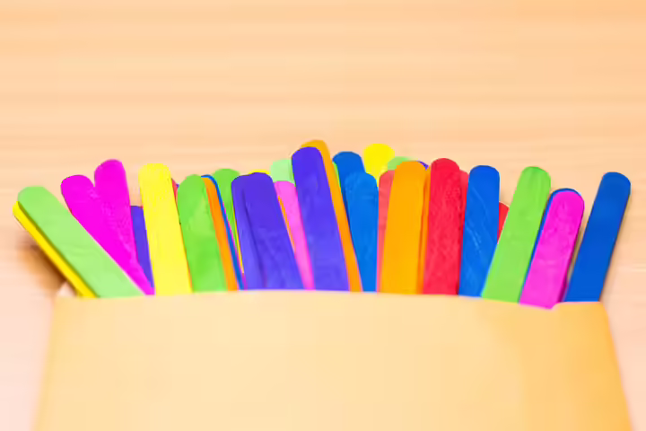 Ice cream sticks rainbow activity for preschoolers Ice cream sticks rainbow activity for preschoolers