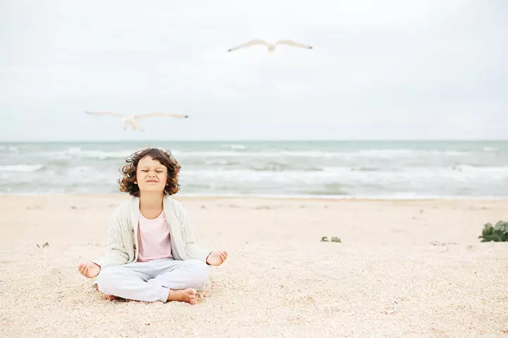 Imaginary ocean breathing exercises for kids