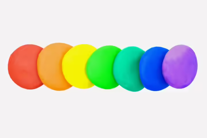 Play-doh rainbow activitiy for preschoolers Play-doh rainbow activitiy for preschoolers