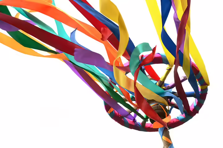 Ribbon wall hangings rainbow activity for preschoolers Ribbon wall hangings rainbow activity for preschoolers