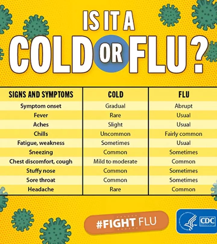 How is cold different from flu