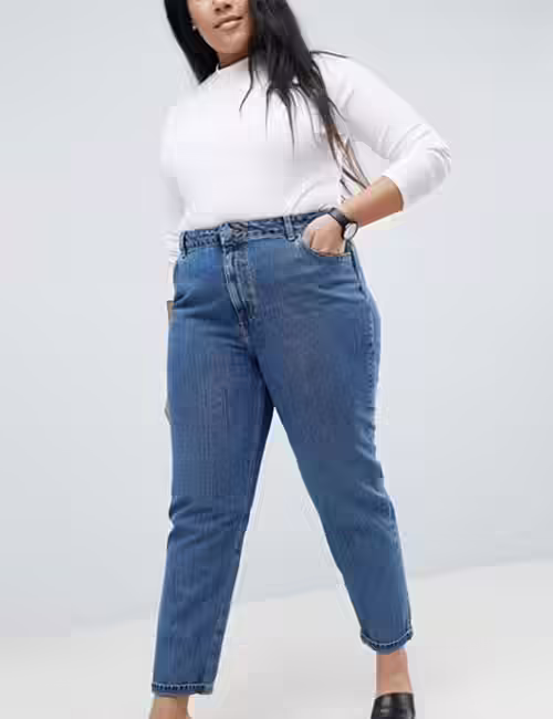 Best Comfortable Jeans For Curvy Women - Mom Jeans For Curvy Women
