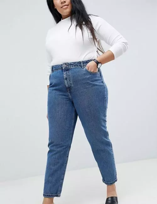 Best Comfortable Jeans For Curvy Women - Mom Jeans For Curvy Women