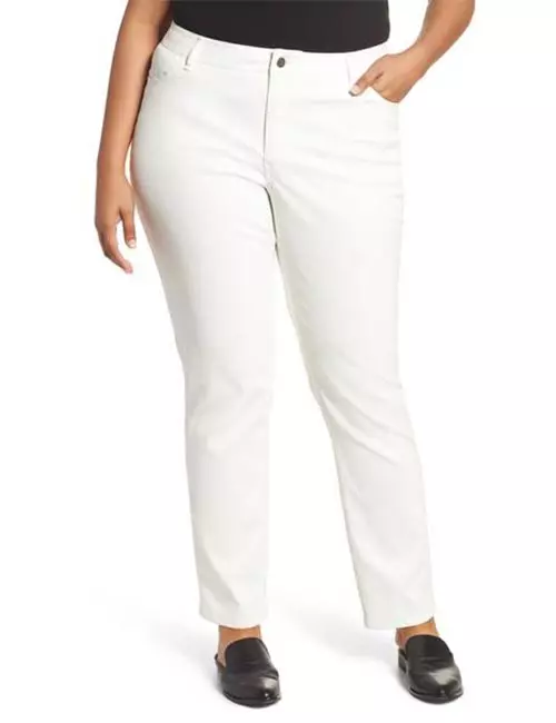 Best Comfortable Jeans For Curvy Women - White Jeans For Full Figured Women