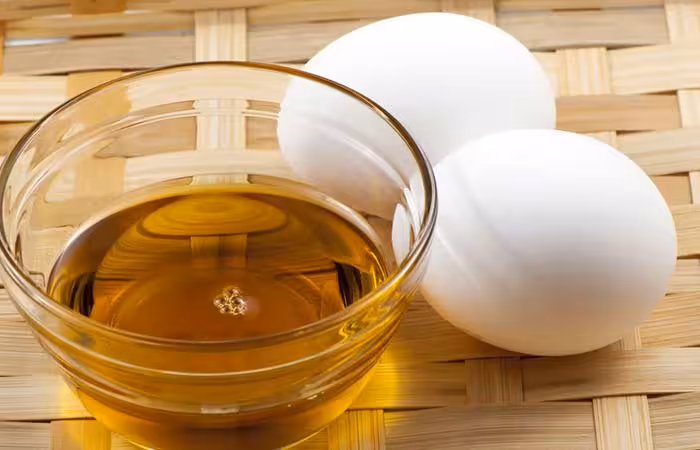 Almond oil and egg