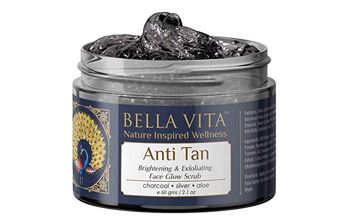  Bela Vita Anti Tan Brightening & Exfoliating Face Glow Scrub