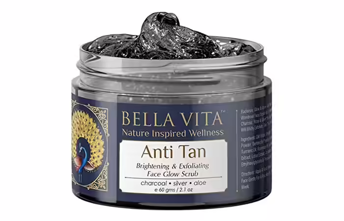 Bela Vita Anti Tan Brightening & Exfoliating Face Glow Scrub