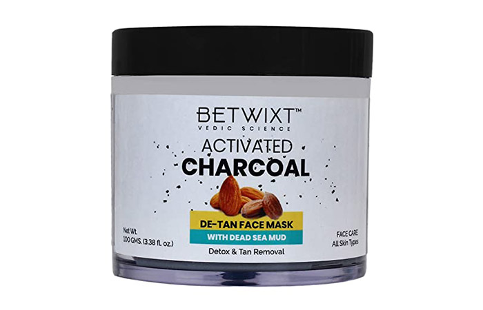 Betwixt Activated Charcoal D-Tan Face Mask