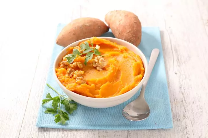 Boiled Sweet Potato Puree