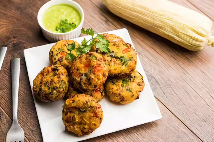 Cheese and Corn Kebab
