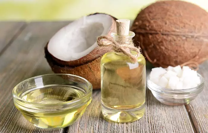 Coconut oil with tea tree oil for hair growth