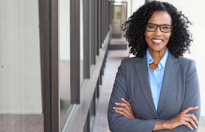 Confident and professional woman