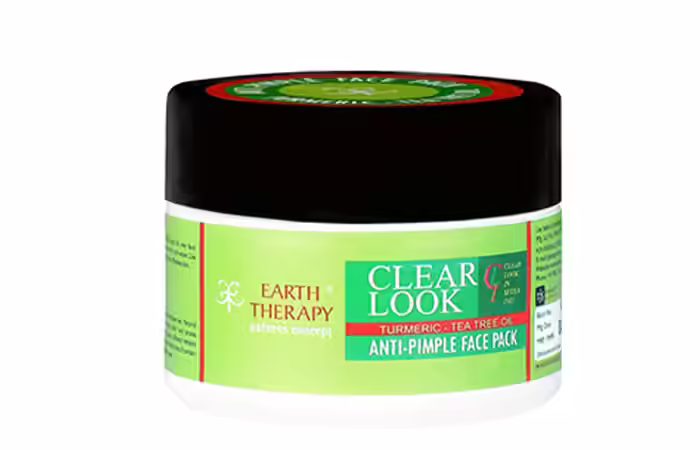  Earth Therapy Clear Look Anti-Pimple Face Pack