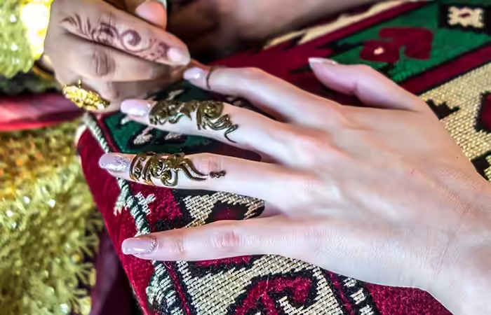 Finger Mehndi Design Finger Mehndi Design in Hindi