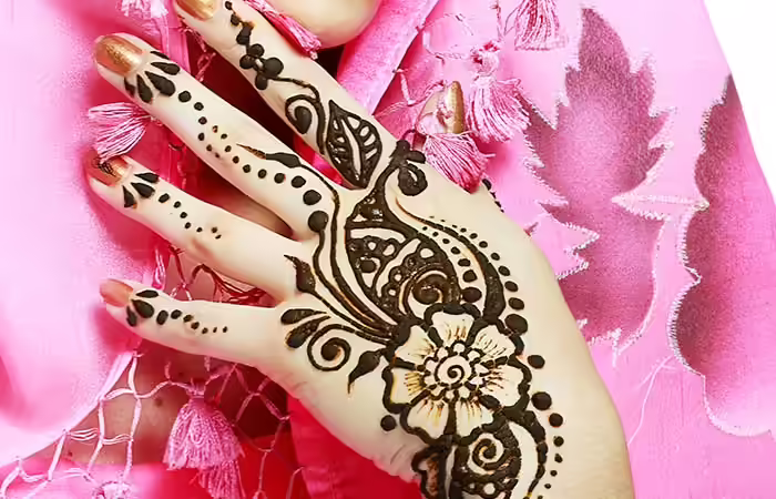 Floral Mehndi Design Floral Mehndi Design in Hindi