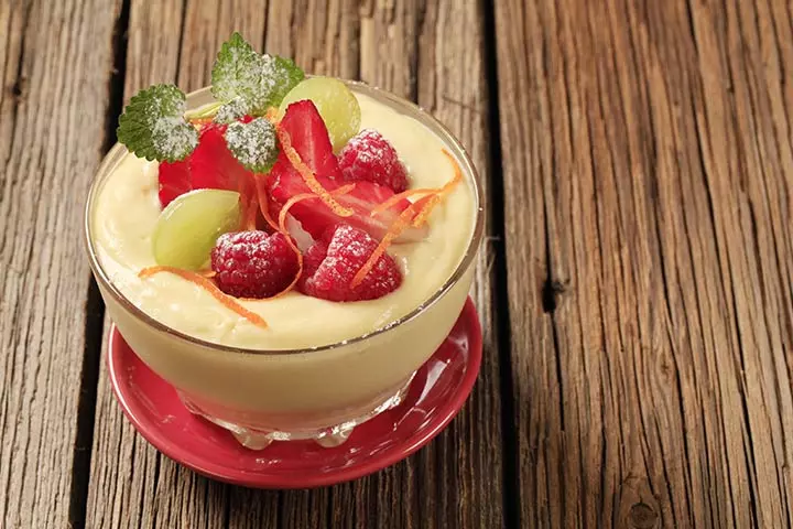 Fruit custard