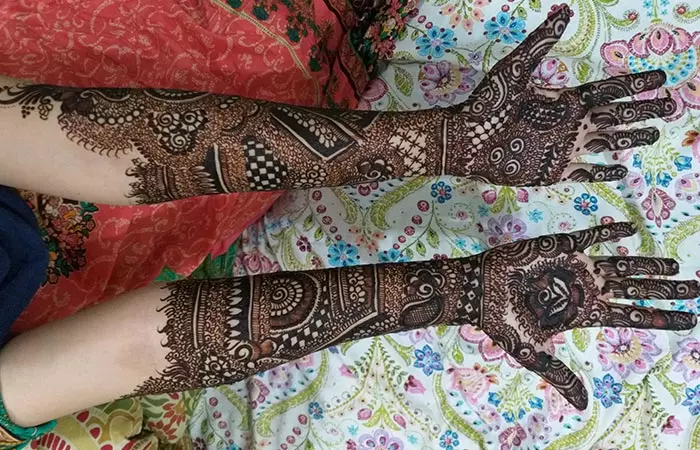 Full Hand Mehndi Design in Hindi