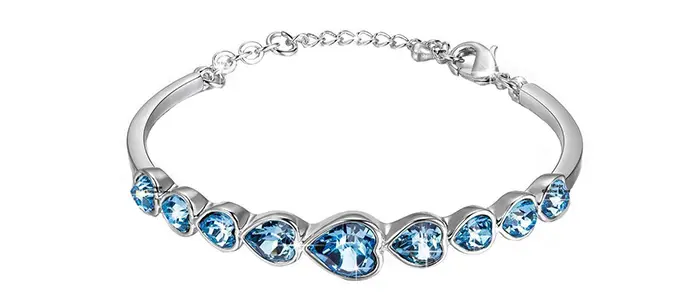 Heart Crystal Bracelet