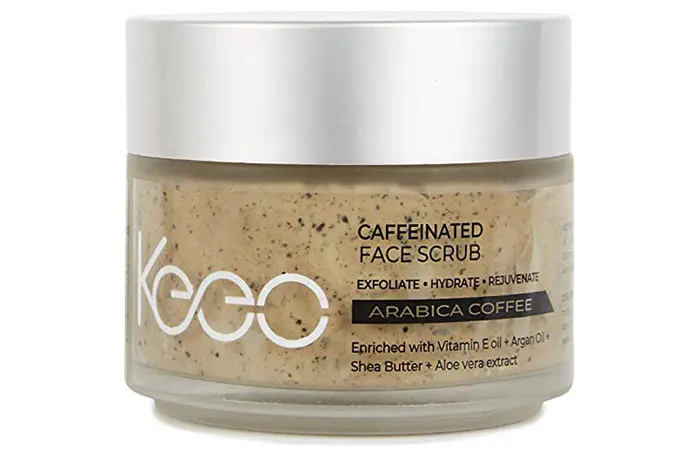 Keeo Caffeinated Face Scrub