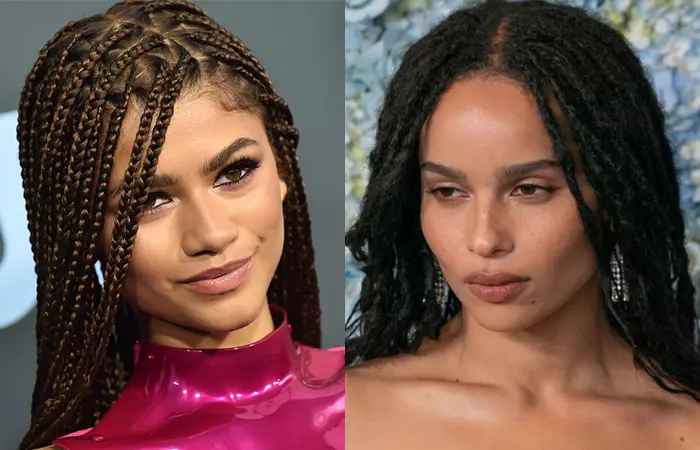 Zendaya with box braids