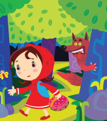 नन्ही लाल चुन्नी की कहानी | Little Red Riding Hood Story In Hindi