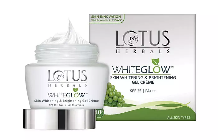  Lotus Herbal Whiteglow Skin Whitening & Brightening Gel Cream